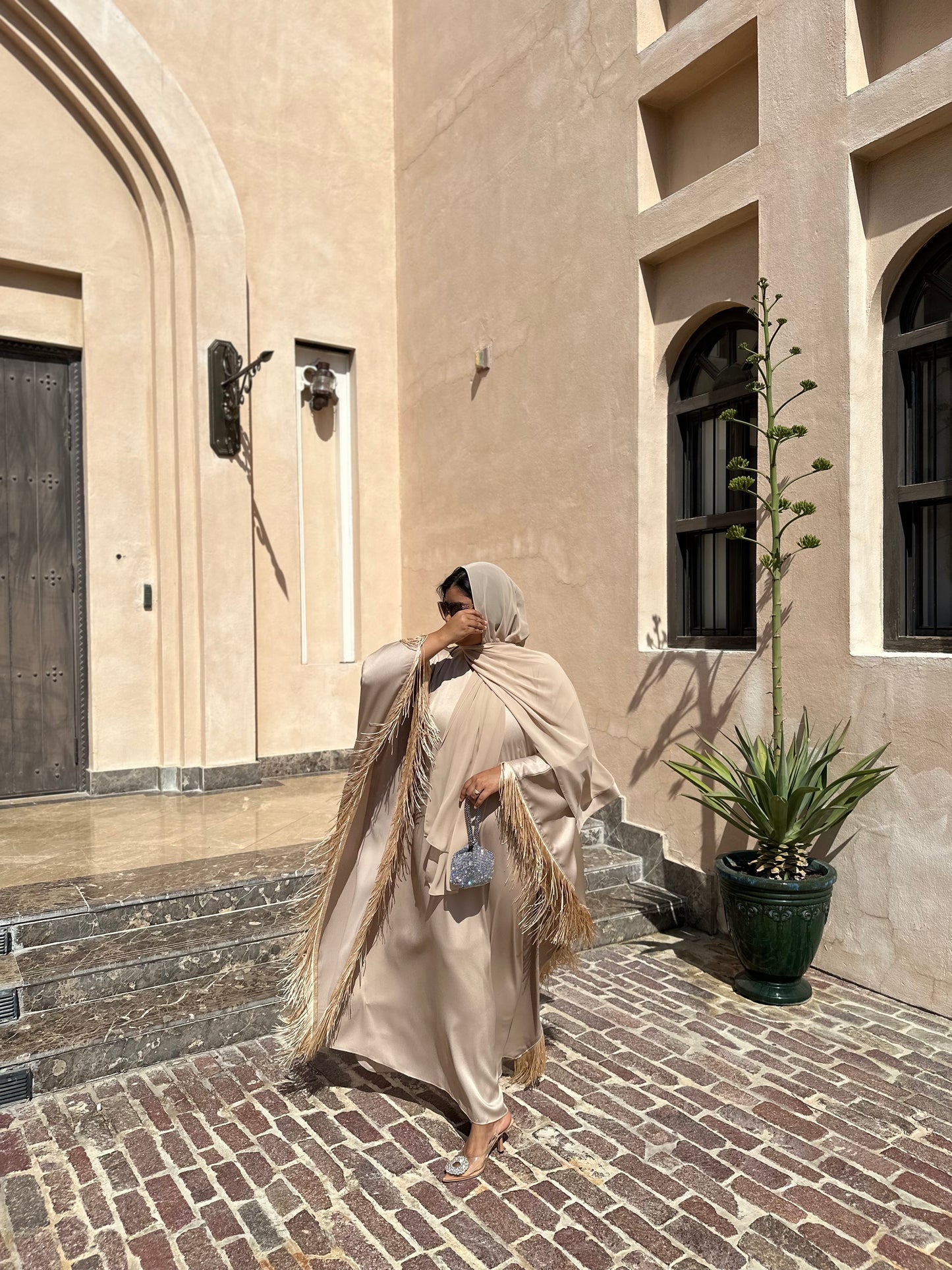 Sia - Tassel Kaftan (Champagne)