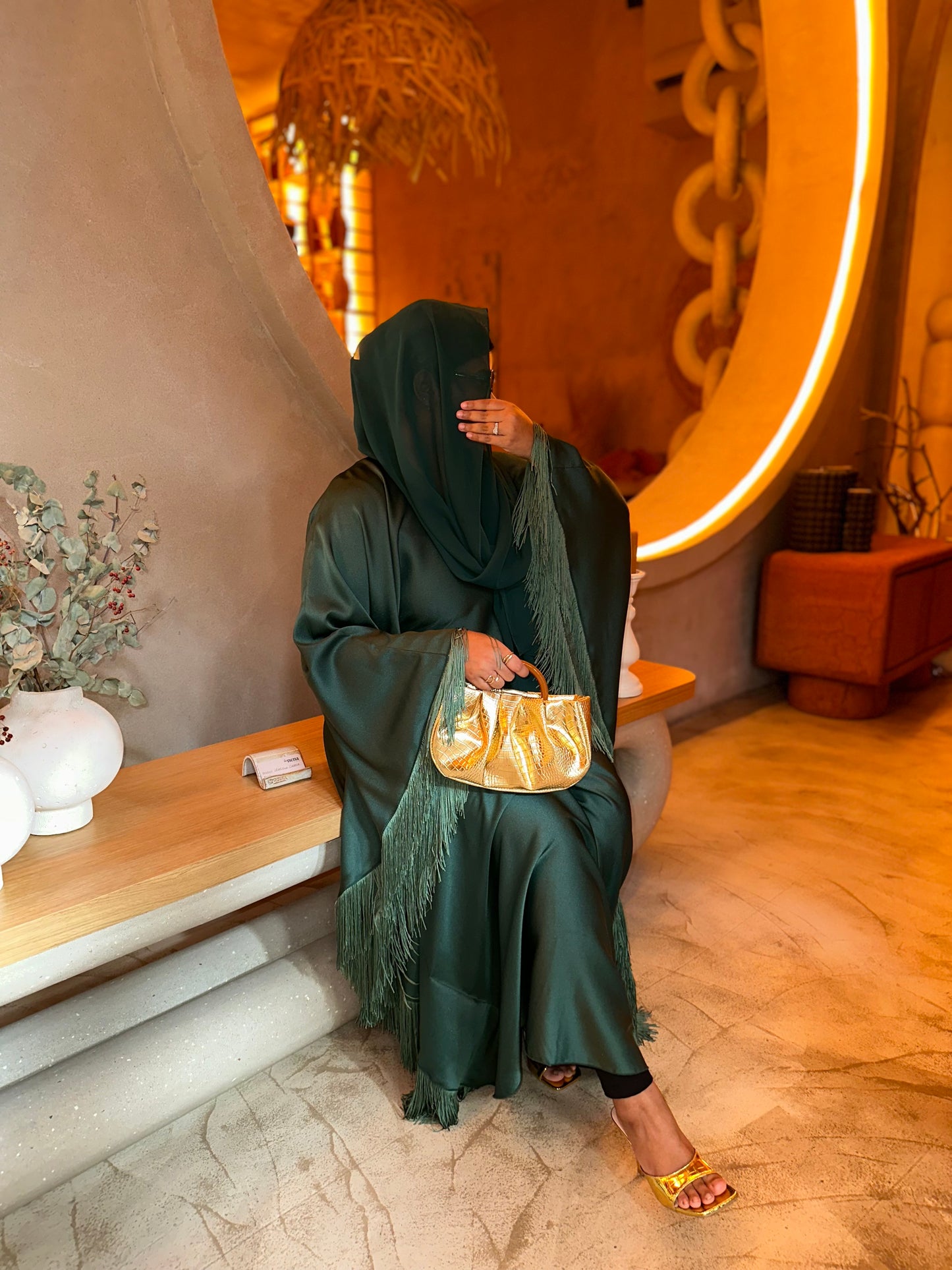 Sia - Tassel Kaftan (Emerald)